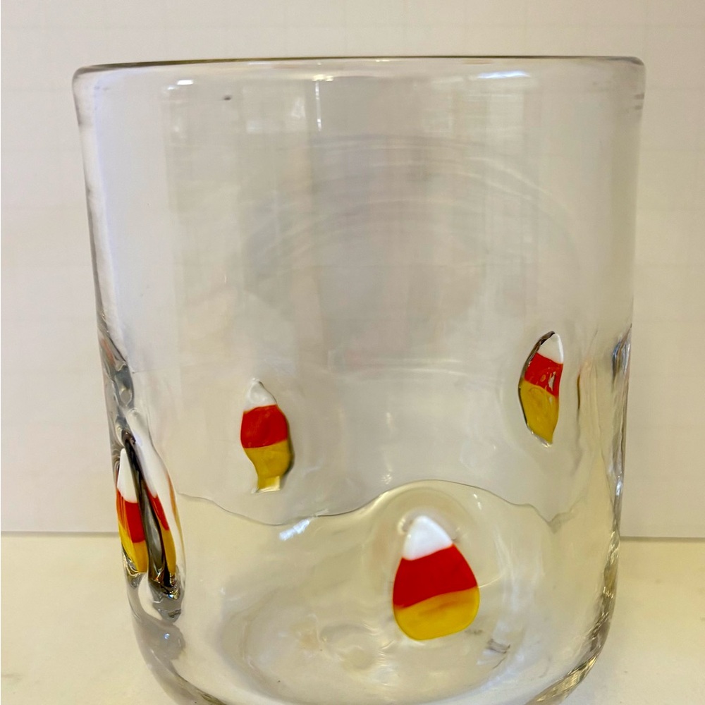 Icon Juice Glass with Candy Corn